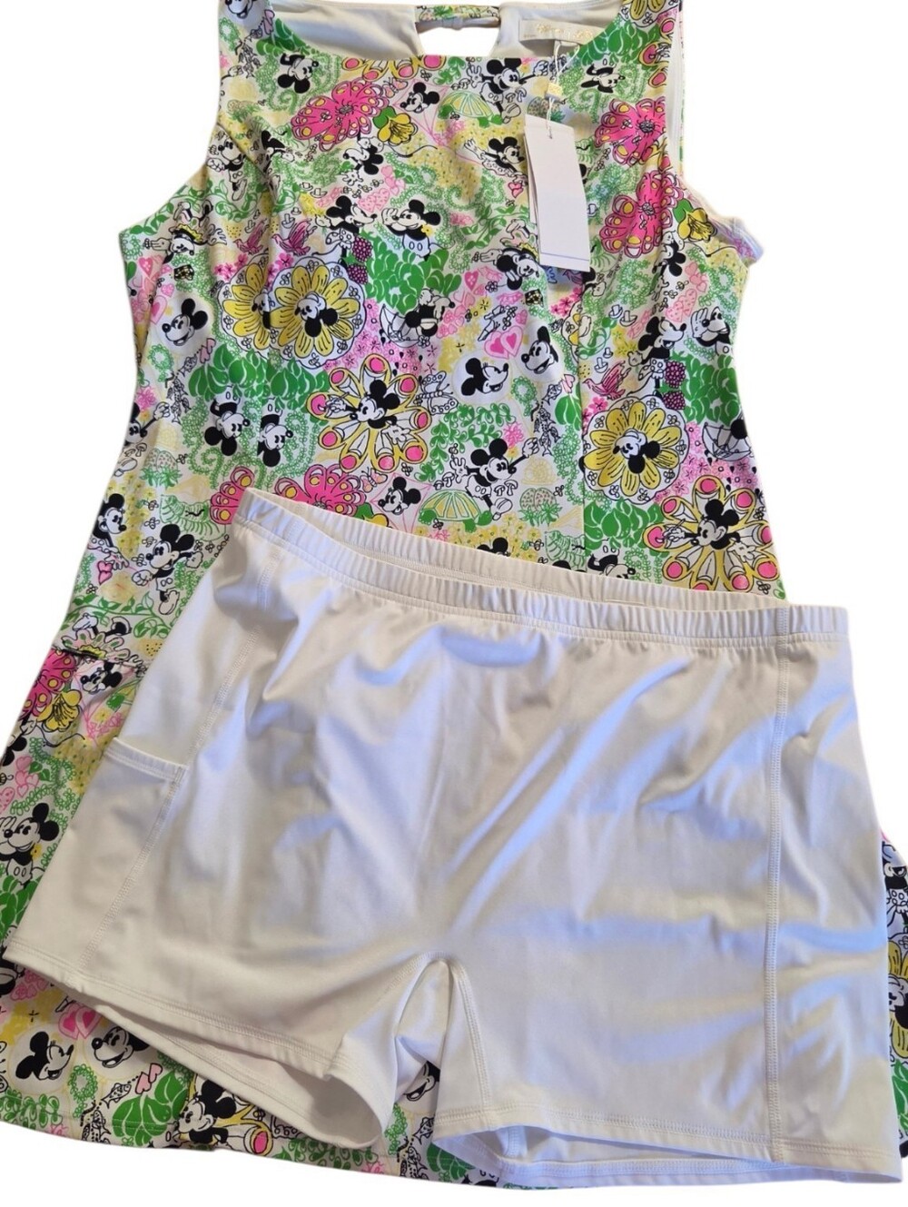 Lilly Pulitzer Luxletic Nadeera Active Dress Multi Throwback Disney XL NWT - Picture 5 of 15